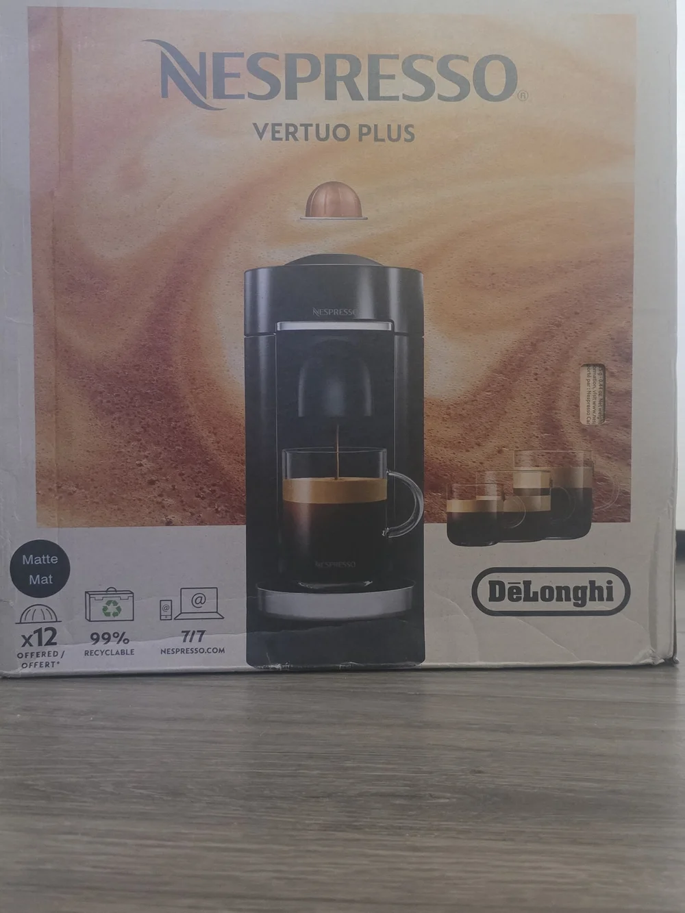 Nespresso Vertuo Plus by DeLonghi - Black